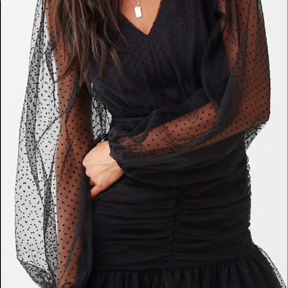 Clip Dot Mini Dress